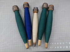 Lot 5 VTG Wooden Yarn Textile