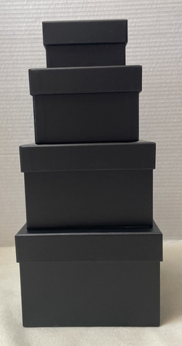 Square nesting gift boxes - nesting,