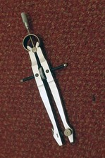 Large vintage bow compass