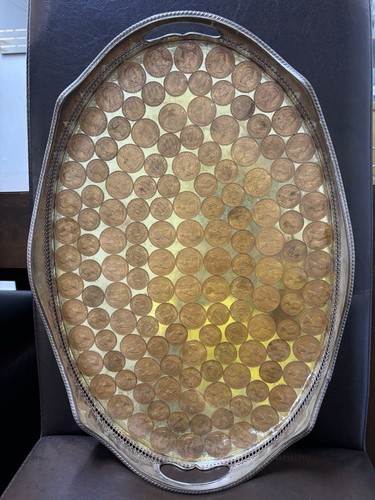 Silver plated tray - plated,