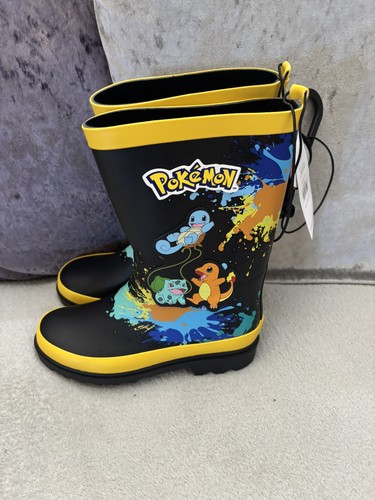 Boys black pokemon - pokemon, wellies