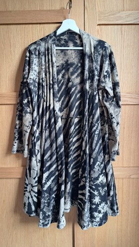 Long sweater cardigan coat - long,