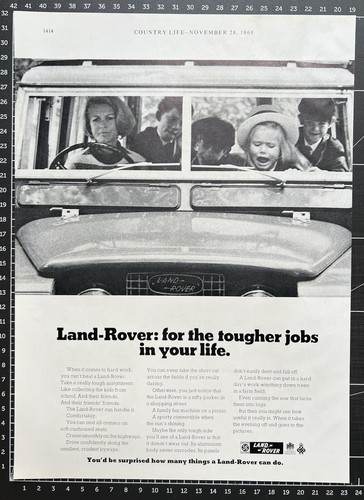 Land rover 1968 cutting - rover,