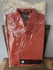 Retro Vintage 70’s TOOTAL Rust Colour  SHIRT Size 15" Long Sleeve New