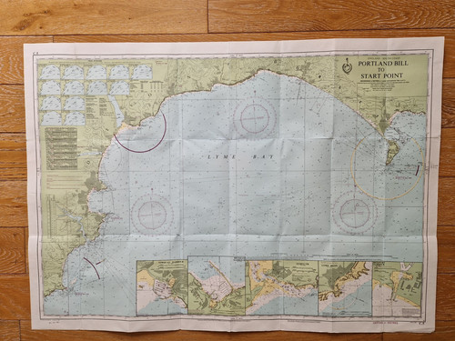 Vintage map admiralty sailing - admiralty,