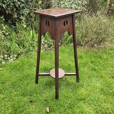 Antique Mahogany Torchiere