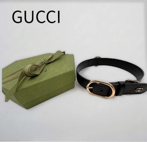 Gucci pet collar interlocking - pet,