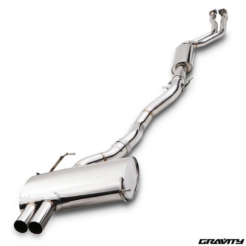 Stainless cat back - 3",