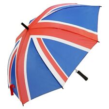 Drizzles Union Jack Large Golf Umbrella UK Flag Walking Stick Brolly Unisex