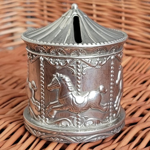 Silver plated vintage - vintage, carousel