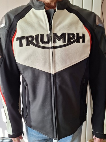 Genuine triumph leather jacket - triumph,
