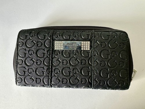 Guess wallet clutch - guess, black