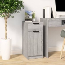 Desk Cabinet Grey Sonoma