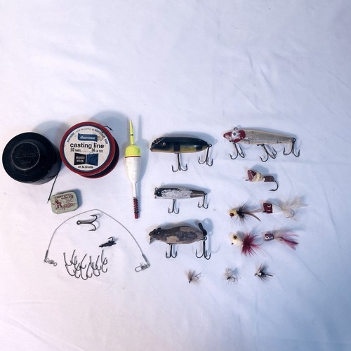 Vtg fishing tackle lot - fishing,