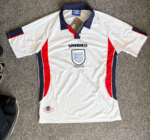 England 1998 football shirt - england,