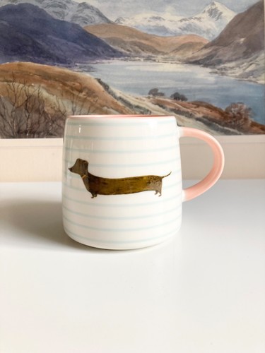 John lewis dog - pink, mug