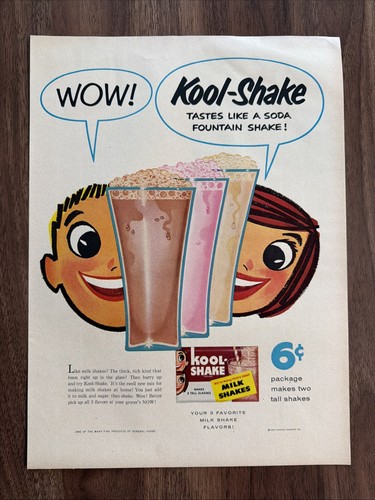 1956 kool shake print - print, ad