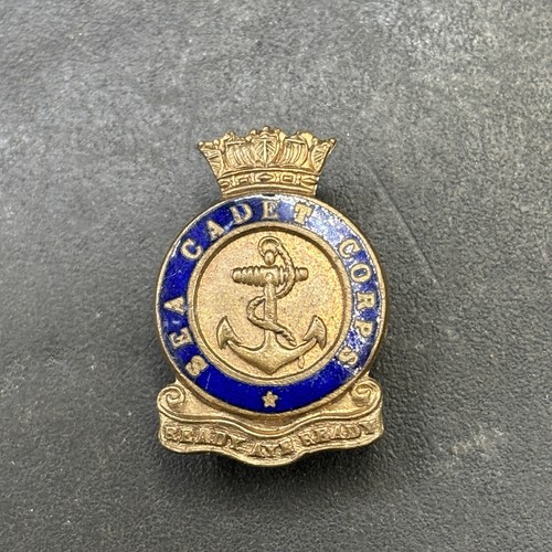 Sea cadet corps lapel badge - sea,