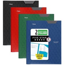 2-Pocket Folder, 4 Pack
