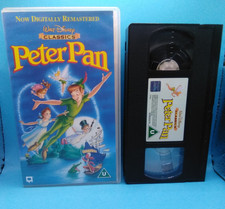 Walt Disney Classics Peter Pan VHS PAL Now Digitally Remastered
