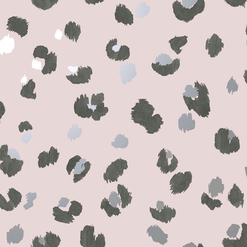 Leopard print wallpaper - print, pink