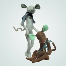 Milton mouse sewing pattern soft toy rat or mouse  Completed height 11 inches