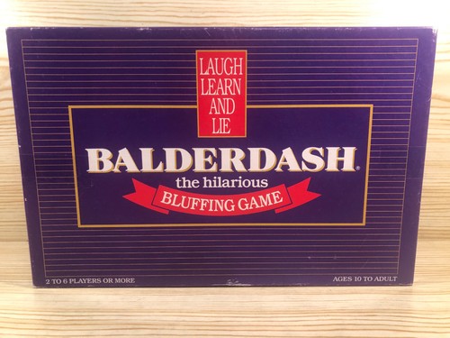Balderdash board game - balderdash,