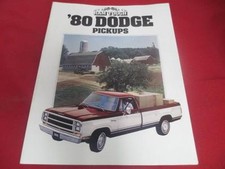 1980 80 Dodge Pickups Brochure