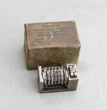 Vintage Leibinger Permoid Numbering Machine No 6 Digit Letterpress