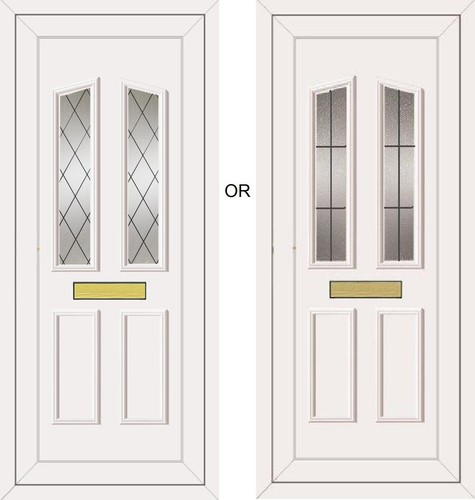 White full height - height, upvc