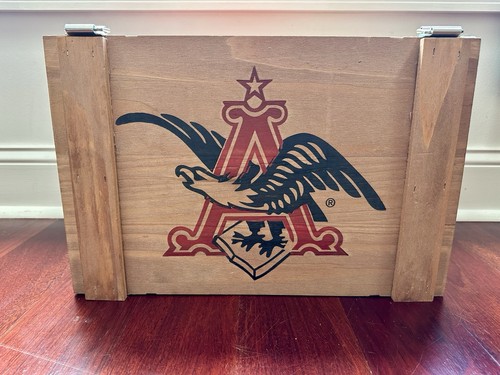 Budweiser lager hinged lid - lager,