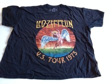 LED ZEPPELIN U.S Tour 1975 T SHIRT large mens 46" chest