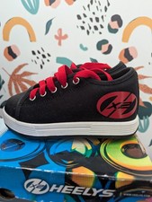 Heelys x2 Fresh kids roller shoes black red size UK 12 EU 31 with box