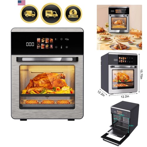 18qt large air fryer oven - large, with