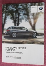 BMW 3 SERIES TOURING ESTATE (2012 - 2015)  HANDBOOK - OWNERS MANUAL - USER GUIDE