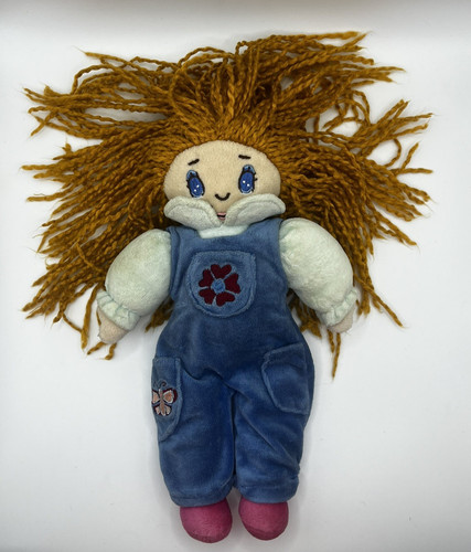 Vintage red haired rag doll - rag, by