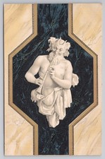 Art Nouveau Satyr Playing