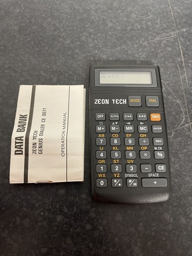 Zeon tech data bank genius - zeon,