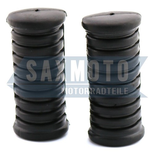 Rubber front foot pegs - rubber,