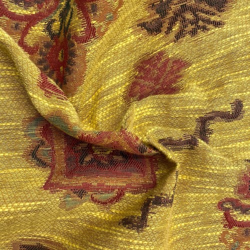 Orange gold aztec woven retro - gold,