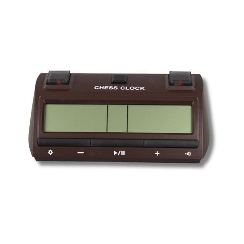 Brown digital chess clock - digital,