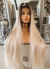 Blonde Lace Front Wig Half Up Half Down Wig Brown Blonde Lace Front Wig Balayage