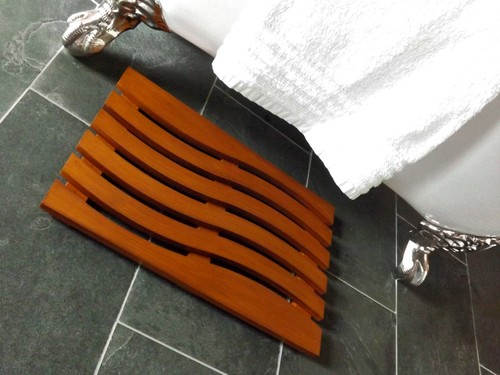 Wave design solid - beech, wooden