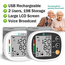 Digital Wrist Blood Pressure Monitor Accuracy Automatic Heart Pulse Rate Monitor