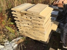 Concrete Coping Stones - 30x - Buff - 300 x 600mm - Twice Weathered