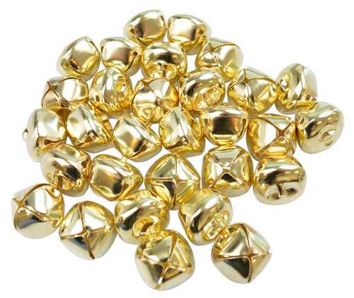 15mm gold jingle bells - jingle,