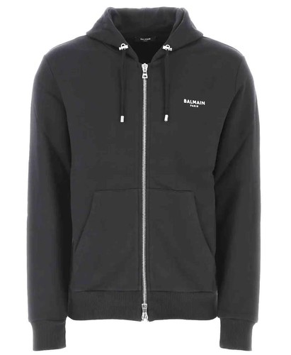 Balmain logo zip - logo, up