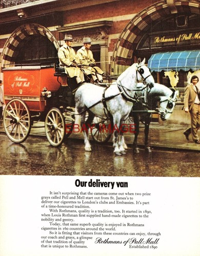 1971 advert rothman pall - advert, of