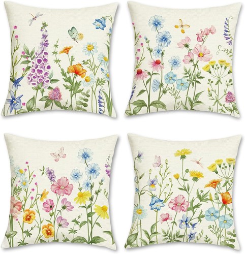 Bonhause spring floral cushion - bonhause,