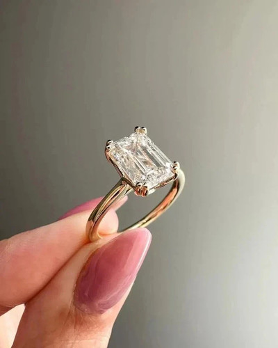 3ct emerald cut real - 3ct,
